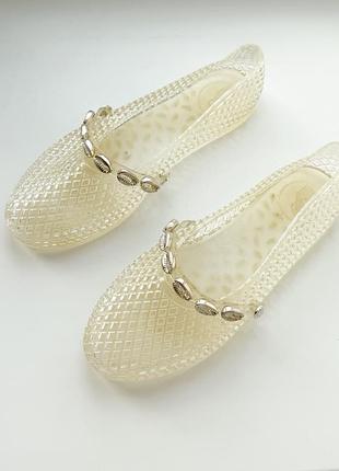 Женские прозрачные резиновые балетки ancient greek sandals