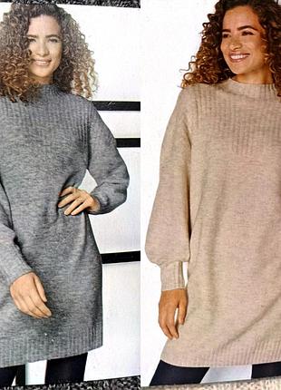 Женская туника, платье esmara с модным ребристым узором размер l/xl