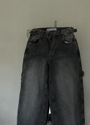 Джинси жіночі bershka baggy сірі