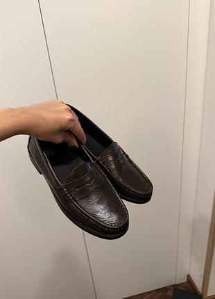 Лоферы коричневые классические g.h. bass blythe loafer