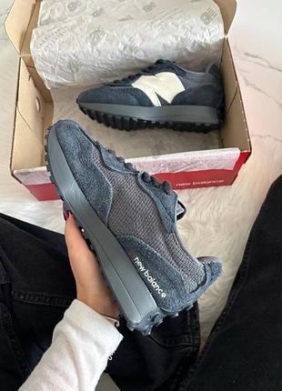 New balance 327 blue grey white 5