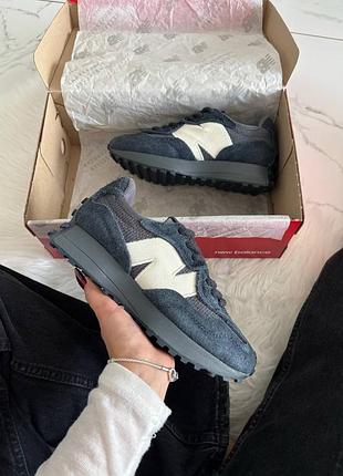 New balance 327 blue grey white 2