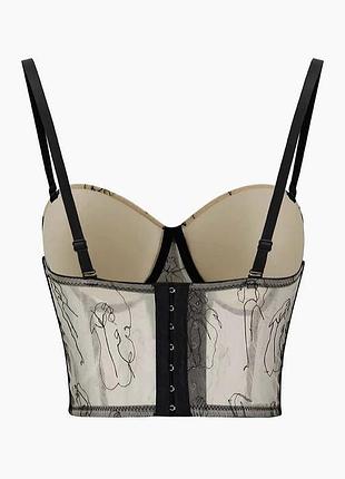 Топ/корсет/бюстье malvi paris р. 36в/80в 5