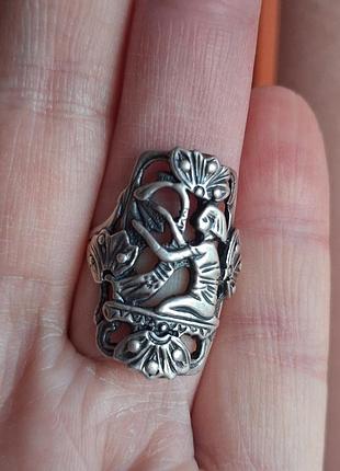 Серебряная винтажная кольца, проба 925,иножевика, украина