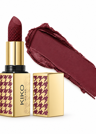 Матова помада для губ kiko milano matte diaries matte-à-porter lipstick - 06 plum couture — сливово-ягідний відтінок (000068-06)