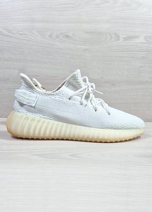 Чоловічі спортивні білі кросівки adidas yeezy boost 350 v2, розмір 42