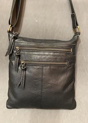Шкіряна сумка планшет 5th avenue real leather