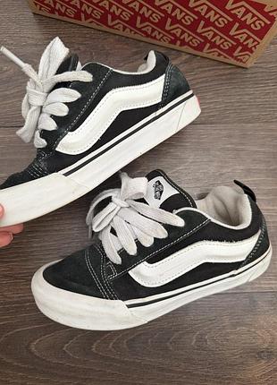 Кеди vans knu skool black дуті розмір 34 3
