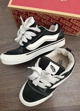 Кеди vans knu skool black дуті розмір 34 2