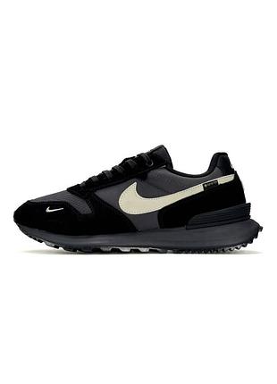 Кросівки чоловічі nike phoenix waffle gtx black grey beige