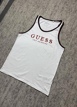 Майка чоловіча guess біла розмір l