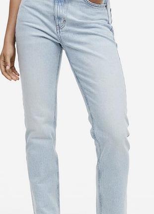 Джинси жіночі h&m slim блакитні