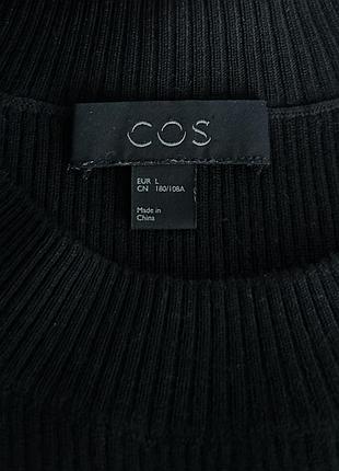 Теплий светр в рубчик cos. 75% вовни 6