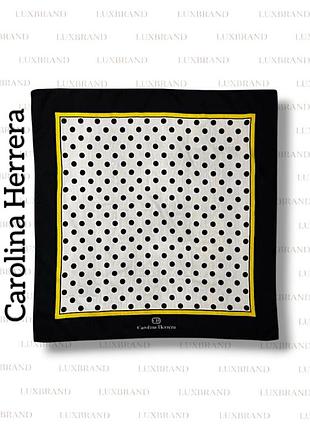 Платок в горох carolina herrera polka dot полиэстер