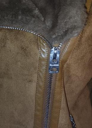 Жіноча руда дублянка pull & bear 6