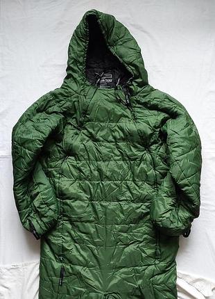 Спальный мешок-комбинезон selkbag (lippi) зеленый цвет размер l/xl