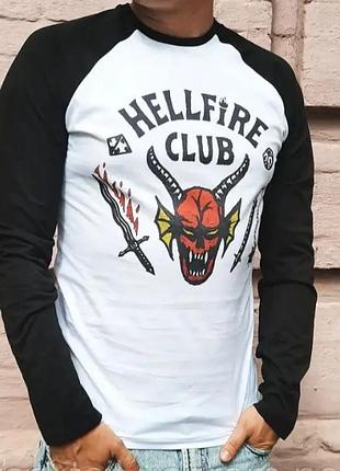Розпродаж 2+1 логслів чоловічий hellfire club stranger things мерч 100% бавовна