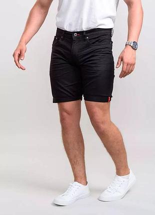 Шорти d555 gilbert 2 w42 mens black stretch canvas shorts великого розміру