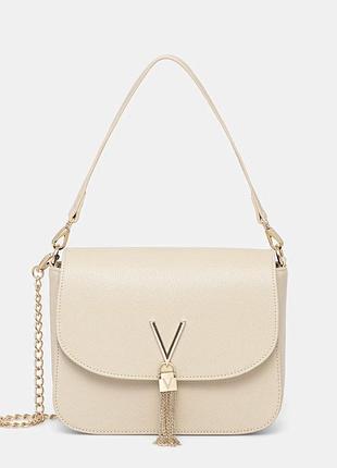 Нова оригінальна сумка valentino bags divina crossbody (бежева)