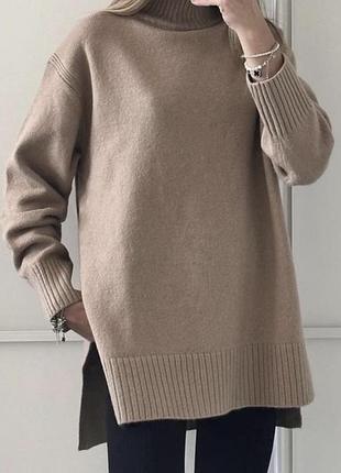 Светр вільного крою із коміром h&m.