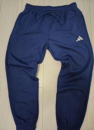 Мужские хлопковые синего цвета спортивные штаны adidas xl