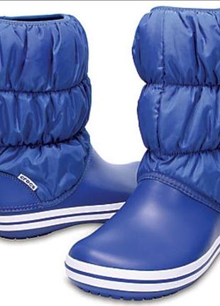 Сапоги-дутики crocs winter puff boot унисекс