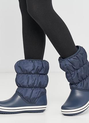 Сапоги-дутики crocs winter puff boot унисекс 3
