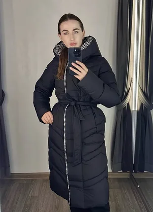 Зимнее пальто из плащёвки evacana