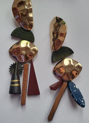 Сережки в стилі бохо