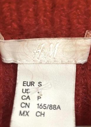 Пуловер мохер шерсть h&m 7