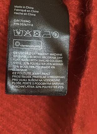 Пуловер мохер шерсть h&m 8