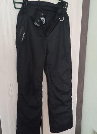 Черные лыжные брюки aguatrail pозмер xl,