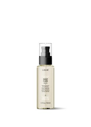 Сироватка для волосся lakme teknia deep care drops для відновлення посічених кінчиків 100 мл