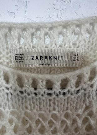 Светр-павутина , світшот zara s 2