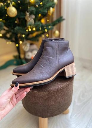 Черевики шкіряні оригінал ecco sartorelle рр.41