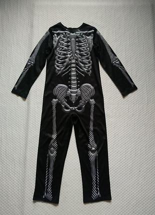 Карнавальный костюм скелет на хеллоуин halloween 7-8 лет