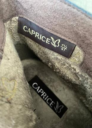 Черевички шкіряні оригінал caprice рр.41 7.5 6