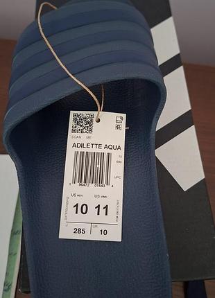 Шльопанці чоловічі adidas adilette aqua сині