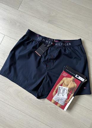 Нові чоловічі бавовняні труси боксери tommy hilfiger cotton woven boxer, розмір m