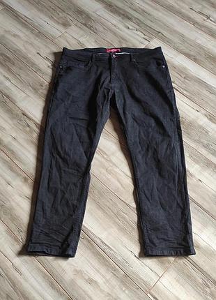 Мужские черные джинсы батал d555 (duke) tapered, размер 42s (w42 / 3xl)