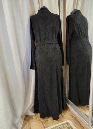 Шикарное с пояском платье 👗 2