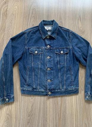 Мужская винтажная джинсовая куртка armani jeans