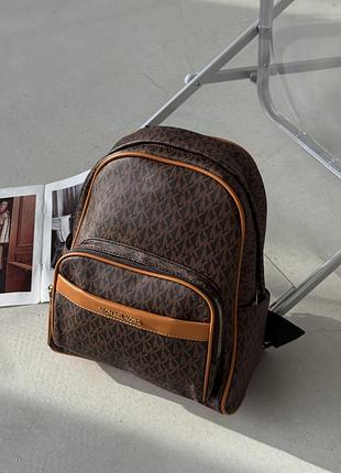 Рюкзак michael kors bex коричневый с рыжим женский средний майкл корс