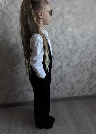Перука накладна на зажимі крабик, русявий, хвилястий