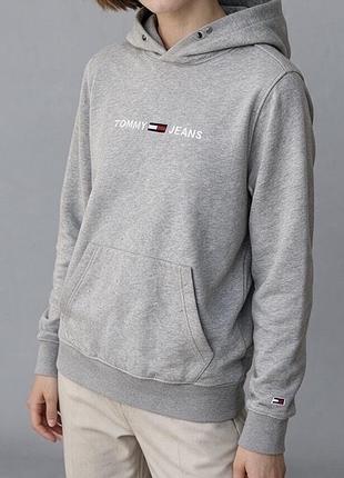 Tommy hilfiger жіноча сіра  худі оригінал !
