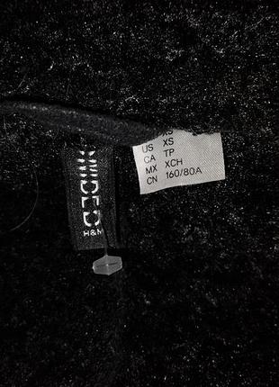 Черная дубленка куртка на поясе h&amp;m 6