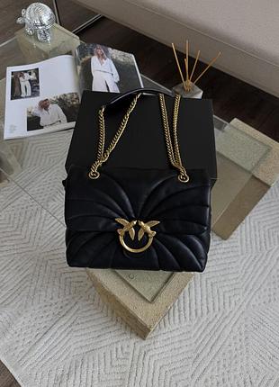 Сумка pinko love bag puff чорний є