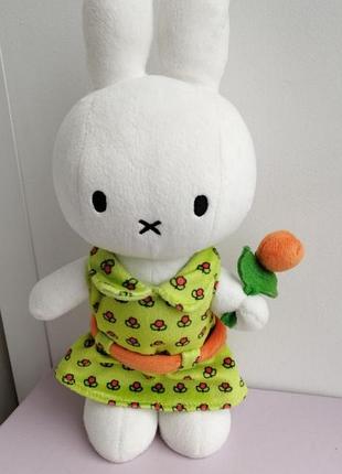 Зайка miffy nijntje bon ton toys колекційна м'яка іграшка міффі зайчик