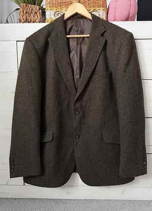 Чоловічій стильний піджак блейзер 100 % wool marks & spencer оригінал