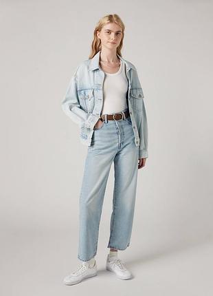 Оригінальні прямі джинси levi’s ribcage straight